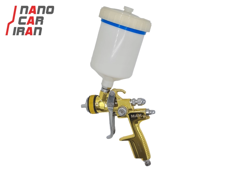 پیستوله رنگ‌پاش مک با نازل ۱.۳ میلی‌متری مدل 1000B Mac 1000B Spray Gun with 1.3mm Nozzle
